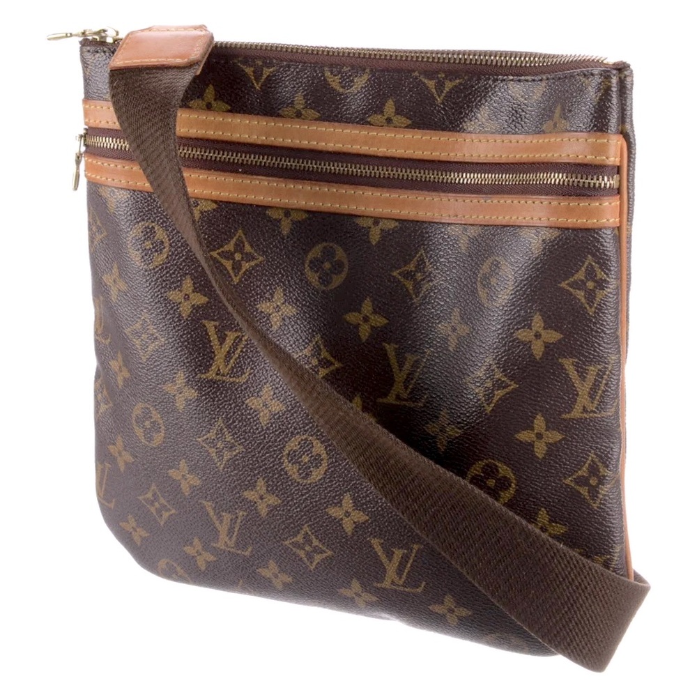 Authentic Louis Vuitton Monogram Pochette Bosphore Crossbody